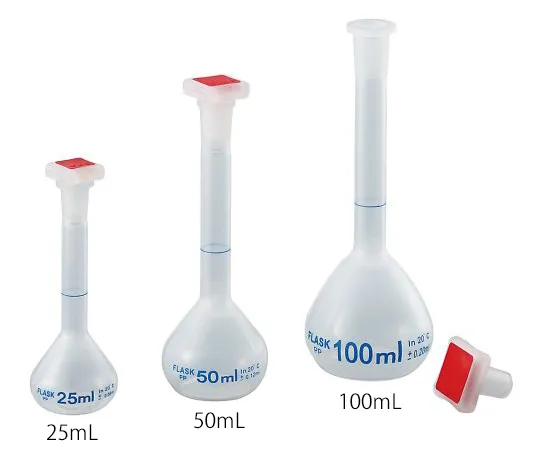 4-479-01　［已停用］PP容量瓶 (带插头) 10mL　PVFP10