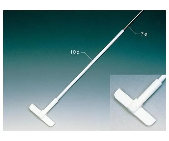 62-7029-51　［Discontinued］Iron Core PTFE Coated Large Stirring Bar (with Blade) φ10 (Total Length 800 x Blade Width 150)　NR2200-001