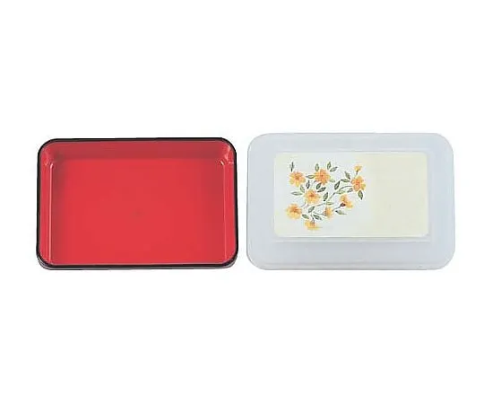 62-6803-14　New two-color staple food BW-550 (Black/Inner Red/Transparent Yamabuki)