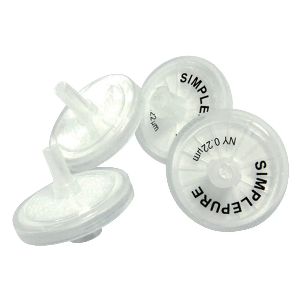 1-1375-01　注射器过滤器 (亲水性) 尼龙Φ13mm/Φ0.22μm　NY013022
