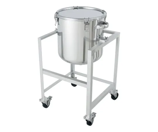62-8610-02　Panel Type Stainless Steel Sealed Container (Clip Type) with Stand 35L　DT-CTH-ASC-36