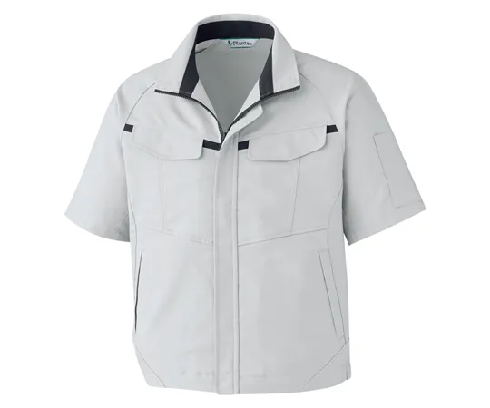 65-1293-25 工作服,VERDEXCEL短袖夹克银灰色x炭SSSVES661-UE-SSS VES661-UE-SSS
