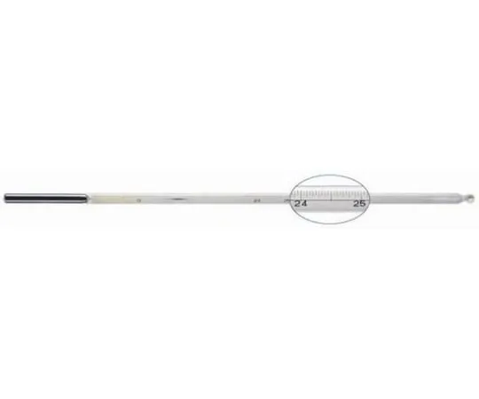 65-6877-13　［Discontinued］JIS Standard Thermometer for Seibold Viscometer (JIS Standard SFV-1) with Manufacturer JCSS Calibration Certificate　JC-2501