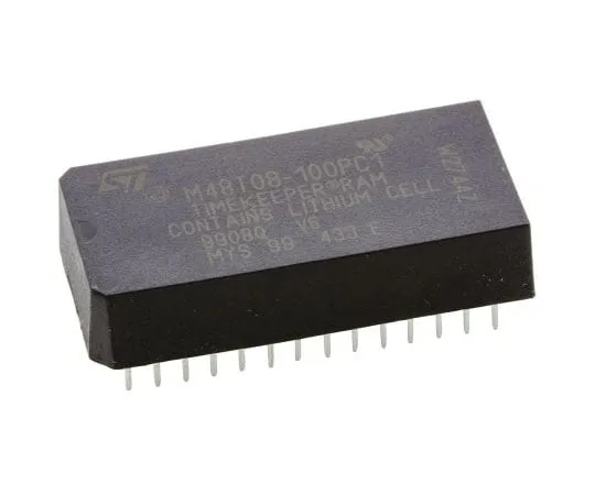 63-4719-61　意法半导体M48T08-100PC1 NVRAM, 64 kbit, 100 ns, 5 V28-PinPCDIP　M48T08-100PC1