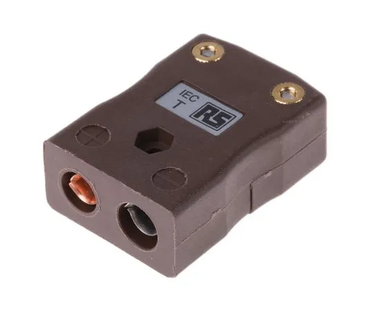 63-4773-54　RS PRO IEC标准快速线热电偶插座，用于T型热电偶T型，标准　363-0020