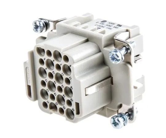 63-4683-40　汉DD系列尺寸6 B连接器插入，女，24路，10A, 250 V　9160243101
