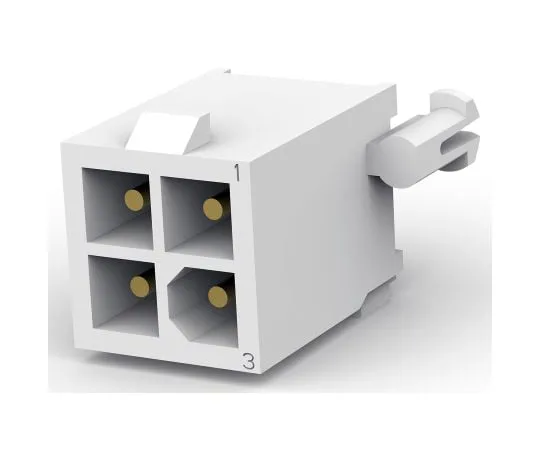 63-4687-99　TE ConnectivityMini-UniversalMATE-N-LOK,4路，直线式PCB头　1-770174-1