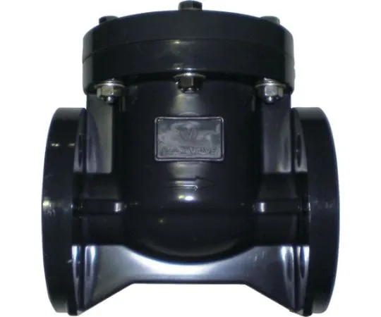 64-5053-51　Swing Chuck Valve PVC/EPDM JIS10K Flange 100 A　SCV1H