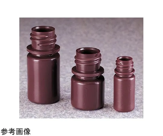 68-5631-18　Narrow Mouth Brown Bottle 4 mL HDPE Bulk/Body Only Packaging 1 Box (2000 Pieces)　362004-9125