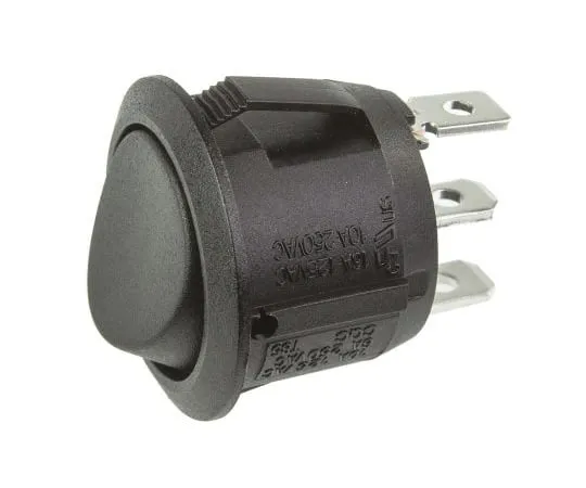 63-4765-12　Arcolectric Single Pole Double Throw (SPDT) ，Latching Rocker开关面板安装　R13112CAAA