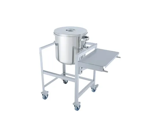 64-5068-24　Stainless Steel end plate type Universal Container 35L with Stand (with workbench)　DT-ST-ASCB-36