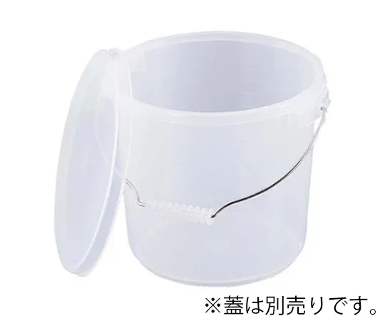 61-6584-86　PP Bucket 13 L PO-13A Body Milky White　5829710
