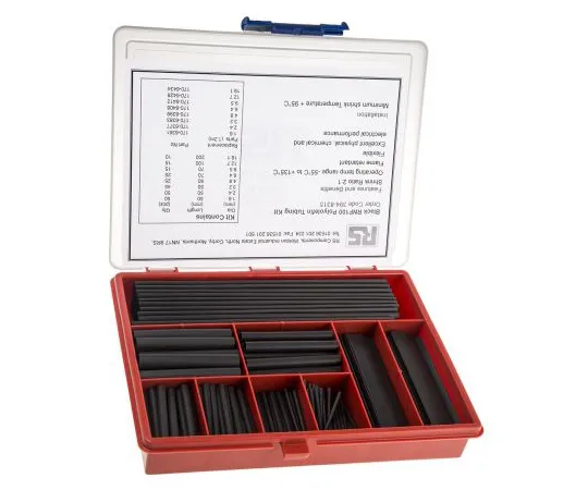 63-4782-71　TE连接线套管套件RNF100系列，2:1收缩比235件　RNF-100-KIT-BLACK