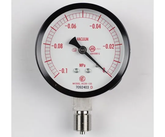 65-4277-47-20 Normal Pressure Gauge (Φ75) Vacuum Gauge (Negative Pressure Gauge) Vertical A Frame - With 0.1~0 MPa Inspection Certificate AC20-133