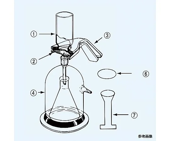 65-8686-48　Separate Cup 100 mL (for Separate 13 ZS)　13-C