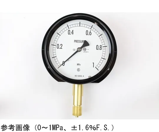 65-4304-83　Sealed Pressure Gauge (100Φ) Vertical B Frame 1 MPa　BE12-231