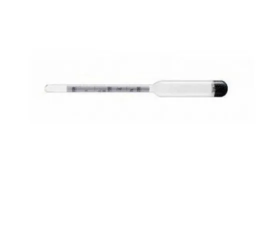 65-8985-58　10-Degree Baume Degree Meter Small with 4 pcs of Calibration Certificate Temperature Range 0~10 ℃　JC-9471-ST3