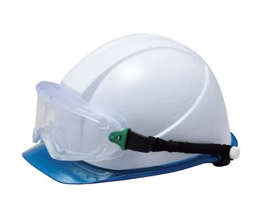 67-3140-91 JIS/ANSI Standard Product Goggles with Safety Glasses Spring (Anti-Fog Processing, Helmet Mounting) VG-501F-SB
