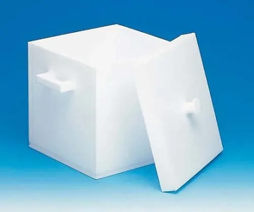 61-4378-23　含PTFE内胆尺寸50 x 50 x 50的矩形容器　F-1152-01