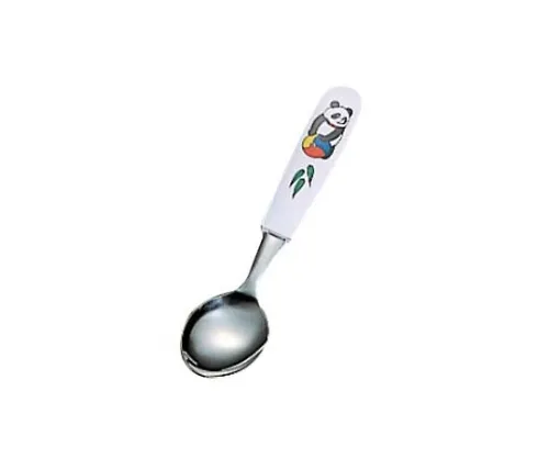 61-6766-33　PC Handle Children's Spoon Panda L-26　2462500