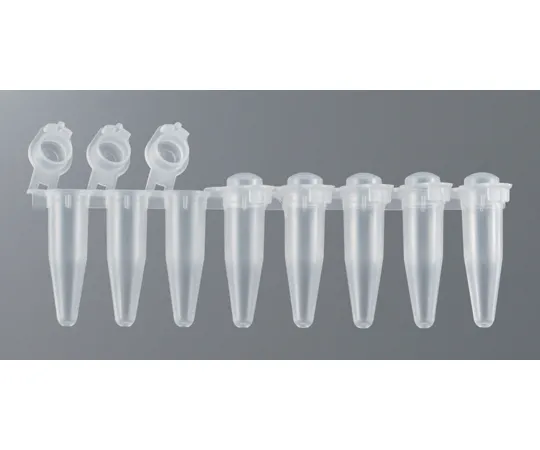 67-3044-56　8-Strip tube with PCR Cap 0.2 mL Dome Cap 125 Pieces　T320-3N