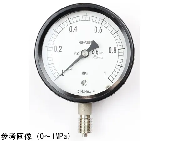 65-4294-16-20　Sealed Pressure Gauge (75Φ) Vertical A Frame with 0.16 MPa Inspection Certificate　BC10-123
