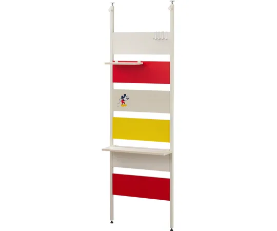 65-8276-01　［Discontinued］Woodwall Rack with Half Shelf Board Mickey　WLR-HT62