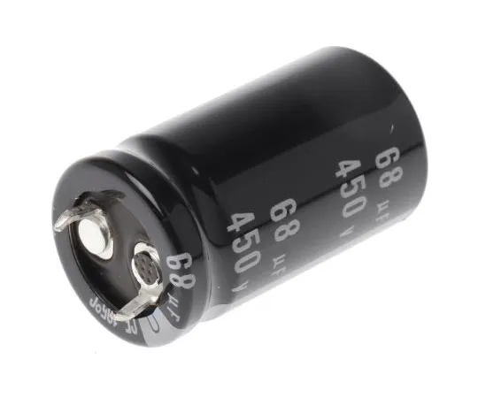 63-4845-44　镍氢68μF450V直流铝电解电容器，通孔20 (Dia。)x 35 mm+105°20 mm 10 mm　LGU2W680MELY