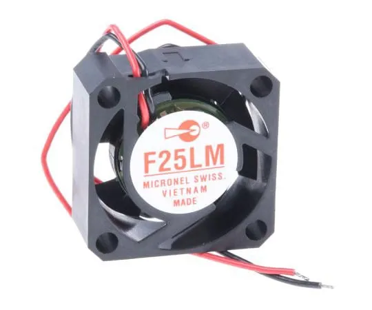 63-4777-65　MicronelF25系列轴向风扇，25 x 25 x 10 mm,3.12m3/h,300mW, 5 V直流　F25LM-005XK-9