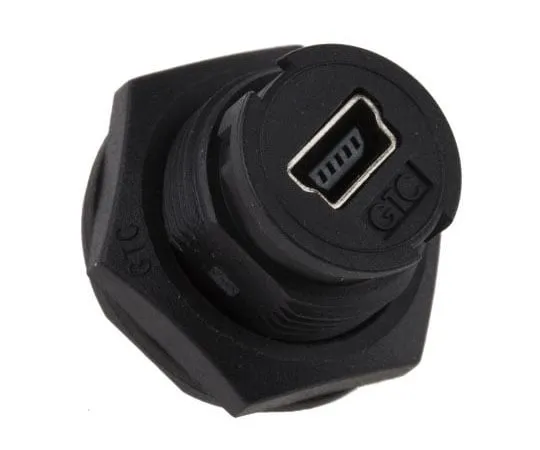 63-4662-02　RS PRO,直板，面板安装，插头类型Mini BIP67USB连接器　111-6757