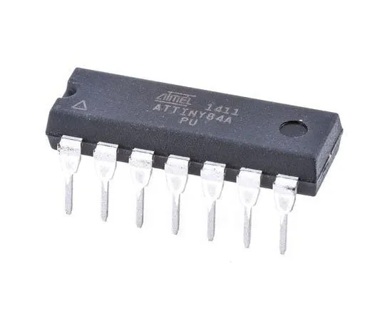 63-4684-81　微芯片技术ATTINY84A-PU,8位AVR微控制器，20MHz,8kB闪存，14针PDIP　ATTINY84A-PU
