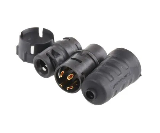 63-4732-26　开关EN3系列电缆安装连接器，4触点插头　EN3C4M-RS