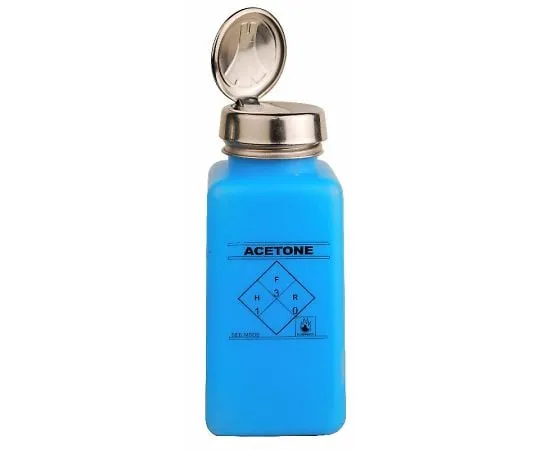 64-2943-93　消散HDPE蓝瓶一键“ACETONE”印刷　35288