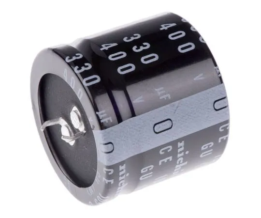 63-4845-43　Nichicon 330μF400V直流铝电解电容器，通孔35 (Dia。)x 30 mm+105°35 mm 10 mm　LGU2G331MELC