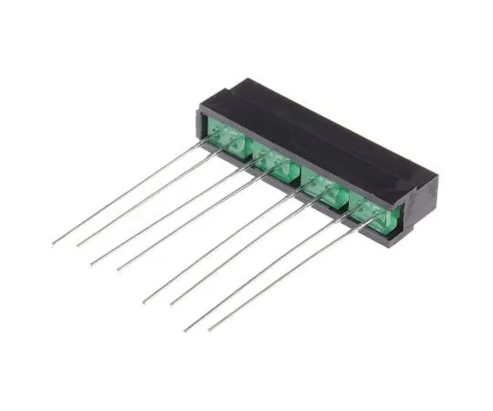 63-4744-68　L-132CB/4GD金光棒LED显示屏，绿色1mcd　L-132CB/4GD