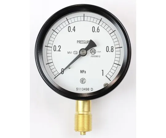 65-4294-72　Sealed Pressure Gauge (75Φ) Vertical A-Frame 1 MPa for Steam and Vibration Resistance　BC10-131