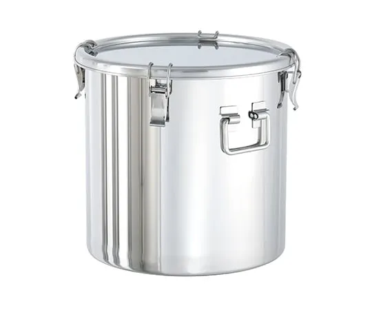 63-1207-29　Sealed Container with Folding Handle (clip type/PTFE) 4L　CTHF-PTFE-18