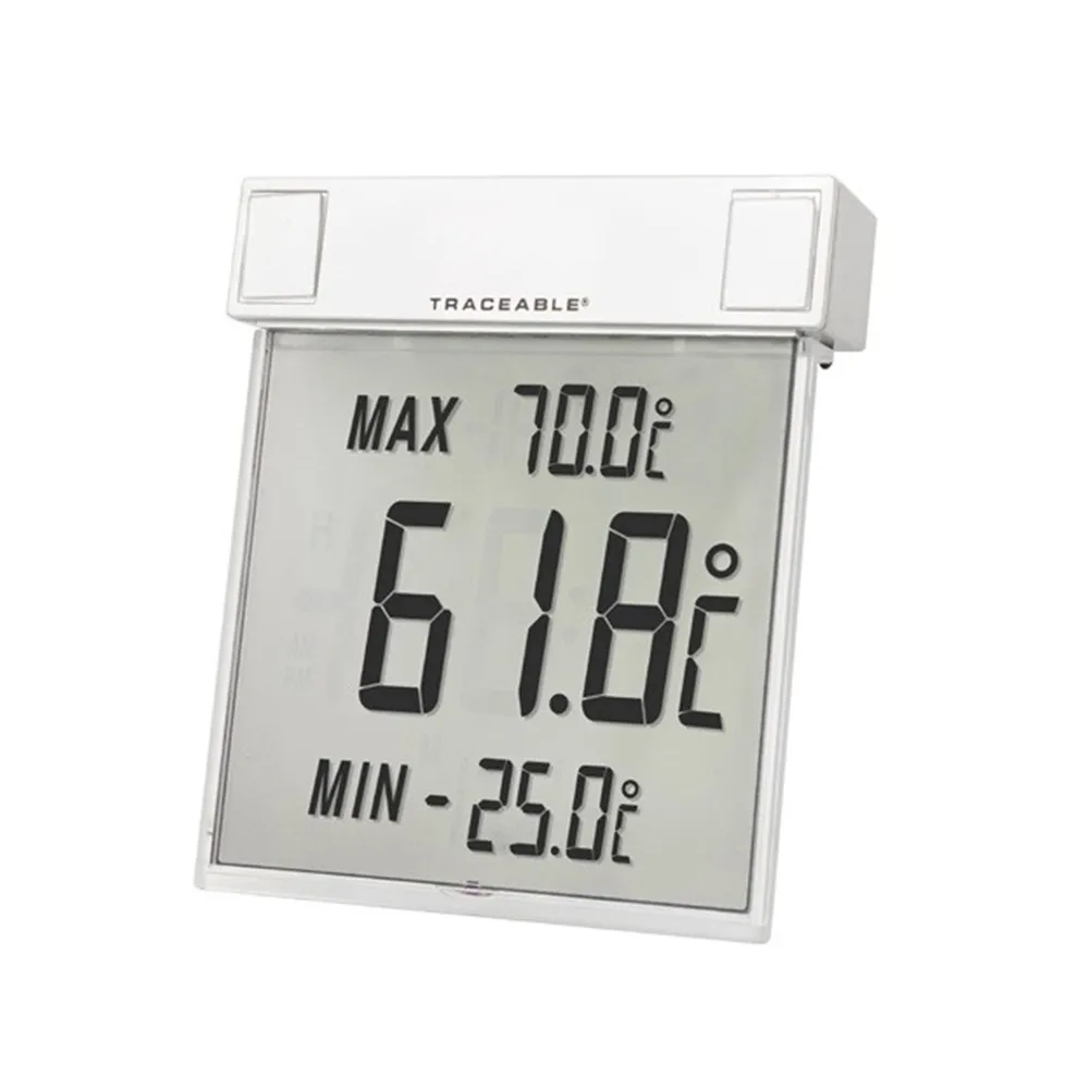 3-6337-01　［已停用］大屏幕温度计 (TRACEABLE) -25-+70°C　4160
