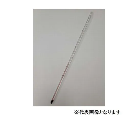 67-8074-98　Red Liquid Bar Thermometer 0~50 (1.0) L300 General Calibration & Traceability Certificates　JC-2066-ST3
