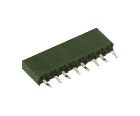 63-4832-38　TE Connectivity AMPMODUHV100系列2.54mm Pitch 8 Way 1 Row直线PCB插座，通孔，焊点终止　215297-8