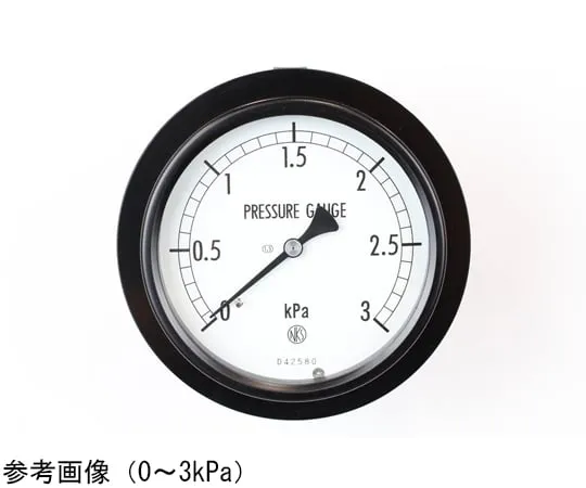 65-4317-70-20　Microbarometer (100Φ) with 1~1 kPa Inspection Certificate　GL15-131