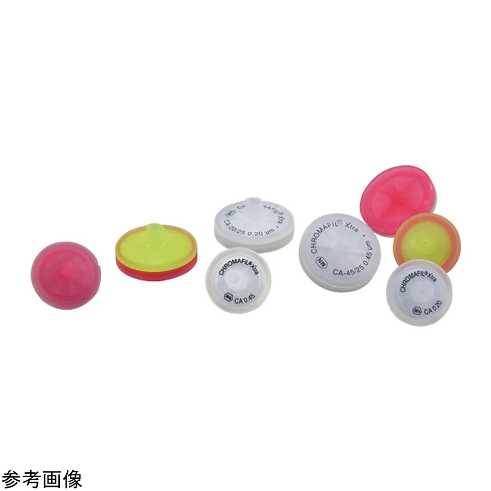 4-4341-01　Syringe Filter (Cellulose Acetate/CHROMAFIL) 0.2 Um Phi 25 mm Yellow/Red 100 Pieces　729026