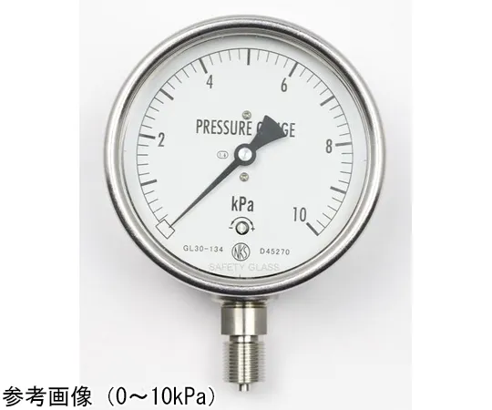 65-4318-99　Stainless Steel Case Microbarometer (100Φ) 10 kPa　GL30-134