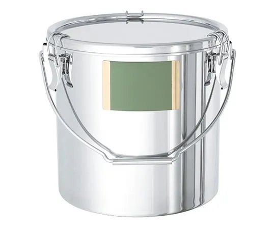 63-1207-61　Stainless Steel Suspended Airtight Container with Seal Seat (clip type/PTFE) 10L　CTB-LZ-PTFE-24