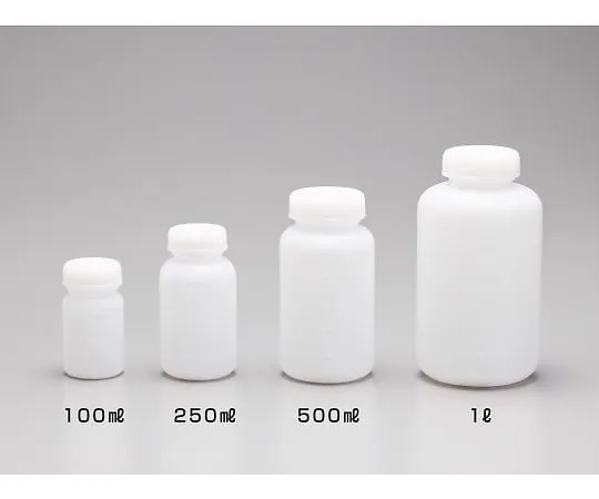 64-3697-50　SANPLA®PE硬瓶宽口100mL　30816