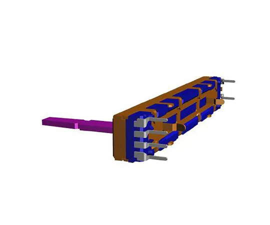 63-4698-01　阿尔卑斯电气2钢滑移电位器，±20%，0.125W,线性RS45112A400G　RS45112A400G