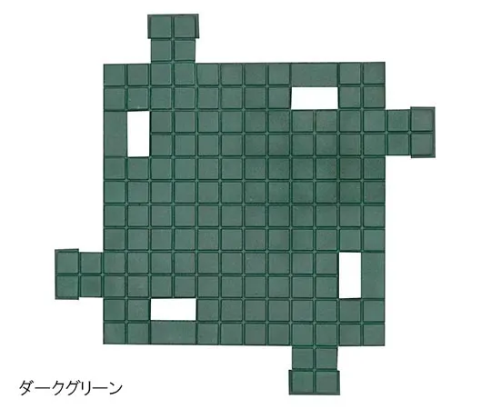 62-2959-88　High Cushion Mat, 300 Pieces, DG (Dark Green)　F-215-HK-DG