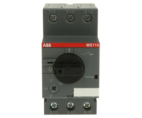 63-4795-87　ABB手动3 P电机保护断路器，690 V交流，1、3相，IP20　MS116-1.6
