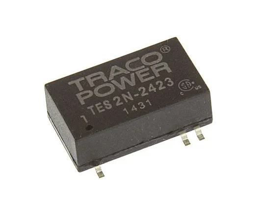 63-4841-09　TRACOPOWER TES 2 N 2 W隔离直流-直流转换器表面安装，电压在18→36 V直流，电压输出±15 V直流　TES 2N-2423