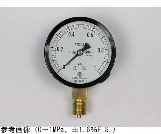 65-4276-78　Normal Pressure Gauge (Φ75) Vertical A Frame for Steam 0.16 MPa　AC20-131